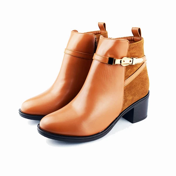 Bottine pour femme BF100 camel  ..........       miniature